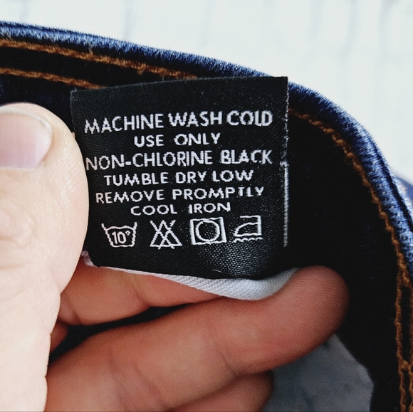 HYPER DENIM | stretch denim zip & tie waist skinny jeans - Picture 8 of 8